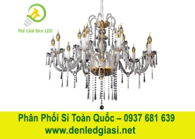 Đèn Chùm Pha Lê Nến DC9178T15 