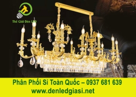 Đèn Chùm Pha Lê Nến CNQT-225 