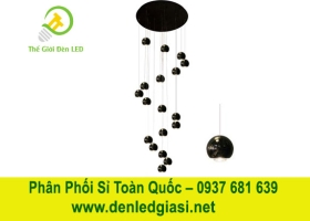 Đèn Thả Trần Hiện Đại THD8170T18 ĐEN 