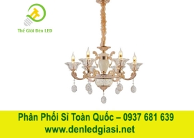 Đèn Chùm Pha Lê Nến DC2036T6 