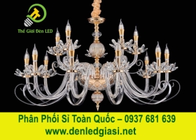 Đèn Chùm Pha Lê Nến CNQT-421 