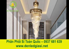 Đèn Chùm Thả Thông Tầng Pha Lê TPL88180 Ø800