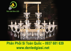 Đèn Chùm Pha Lê Nến CNQT-259 