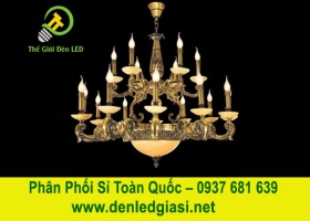 Đèn Chùm Đồng CD-764/12 + 6 