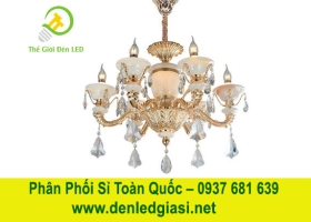 Đèn Chùm Pha Lê Nến DC6239T6