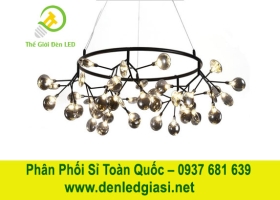 Đèn Thả Trần Hiện Đại TTKHERA ĐEN TRÒN 45 