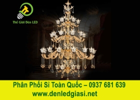 Đèn Chùm Pha Lê Nến CNQT-385 