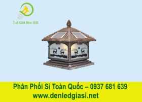 Đèn Trụ Cổng Năng Lượng SOLAR-455 A,