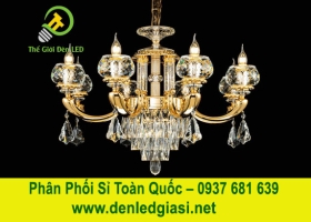 Đèn Chùm Pha Lê Nến CNQT-386 