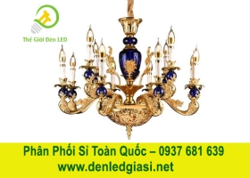 Đèn Chùm Pha Lê Nến DC6066T12 