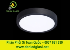 Đèn LED Ốp Trần Đổi Màu Tròn Viền Đen  MSS-623 