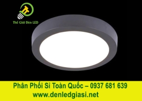 Đèn LED Ốp Trần Đổi Màu Tròn Viền Đen MSS-551 D